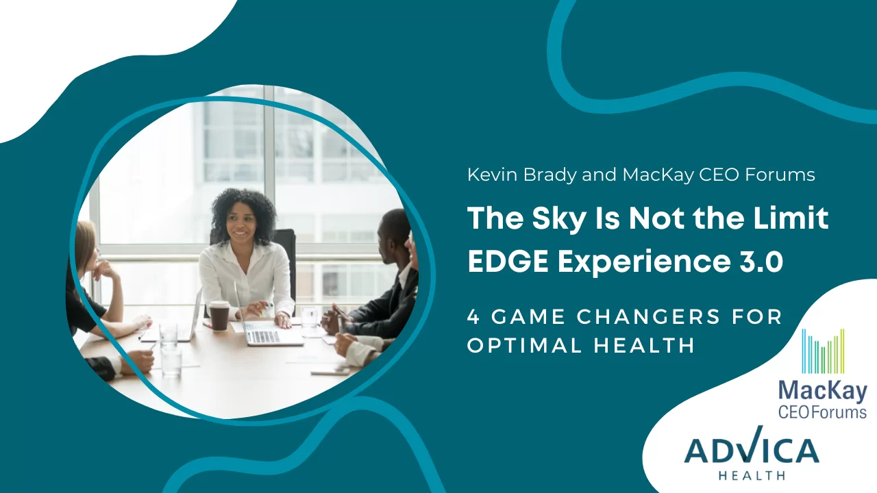 Event Banner Featuring Text and Branding for CEO Forums.