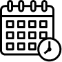 Calendar Icon, Representing Scheduling