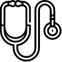 Stethoscope Icon for Medical Services